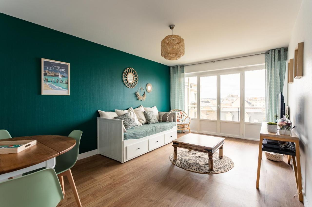 Le Petit Sillon - Joli T2 Renove Vue Mer Parking Saint-Malo Exterior photo
